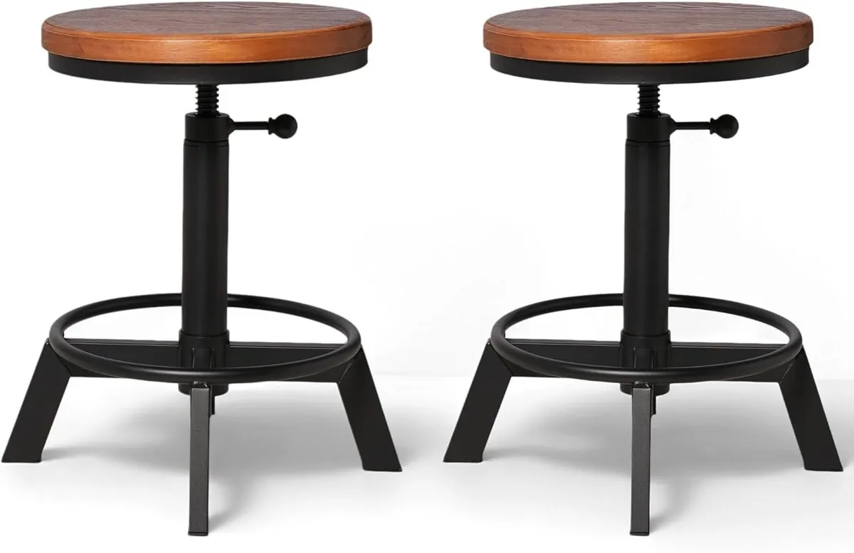 Industrial Bar Stool-Counter Height Chairs - Image 1