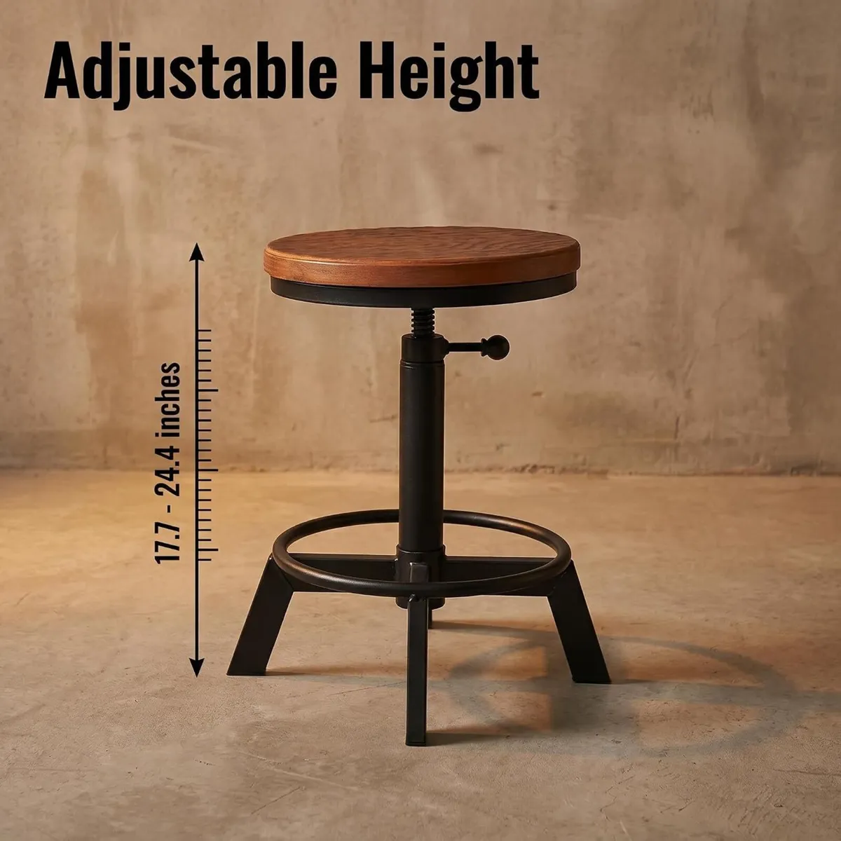 Industrial Bar Stool-Counter Height Chairs - Image 3