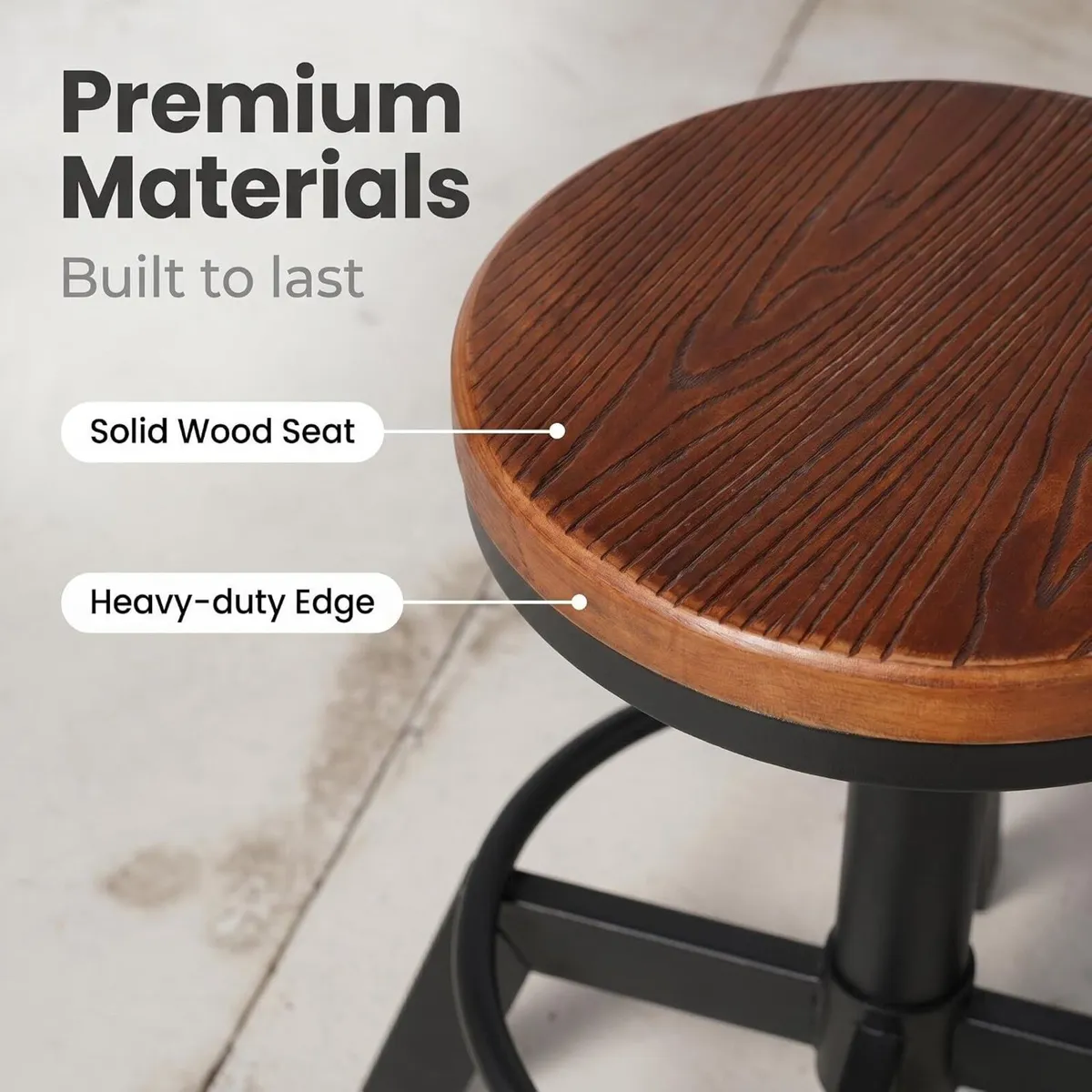 Industrial Bar Stool-Counter Height Chairs - Image 4