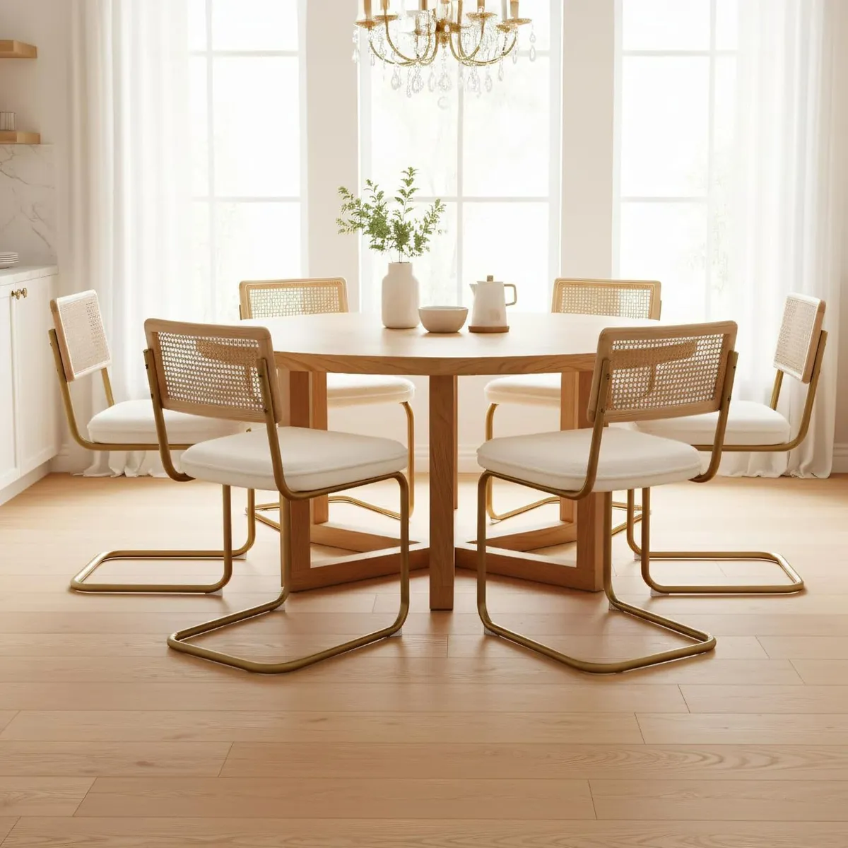 Dining Chairs Mid-Century Modern Kitchen Side - Image 2