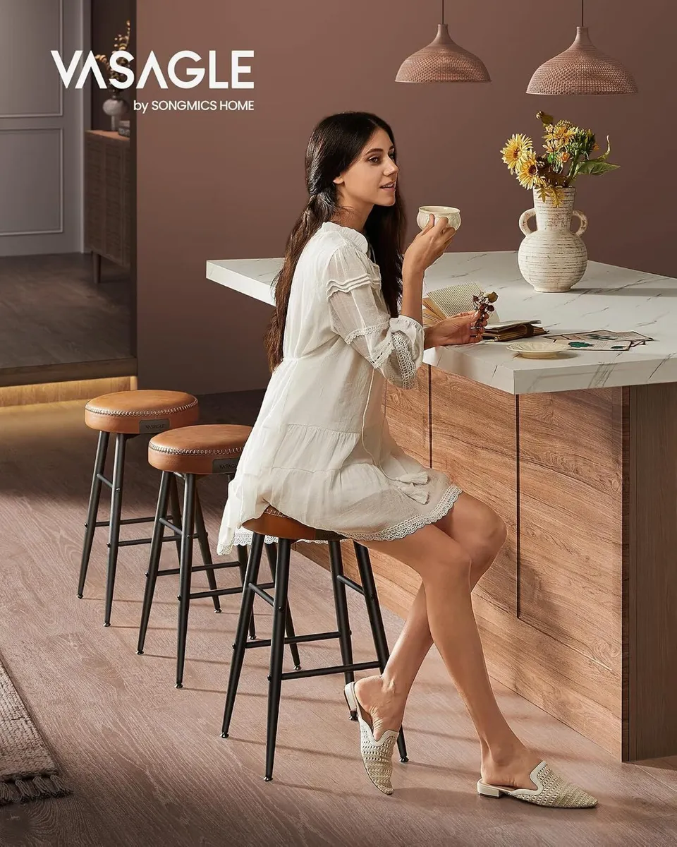 Echo Collection Bar Stool Kitchen Chair High Seat - Image 2