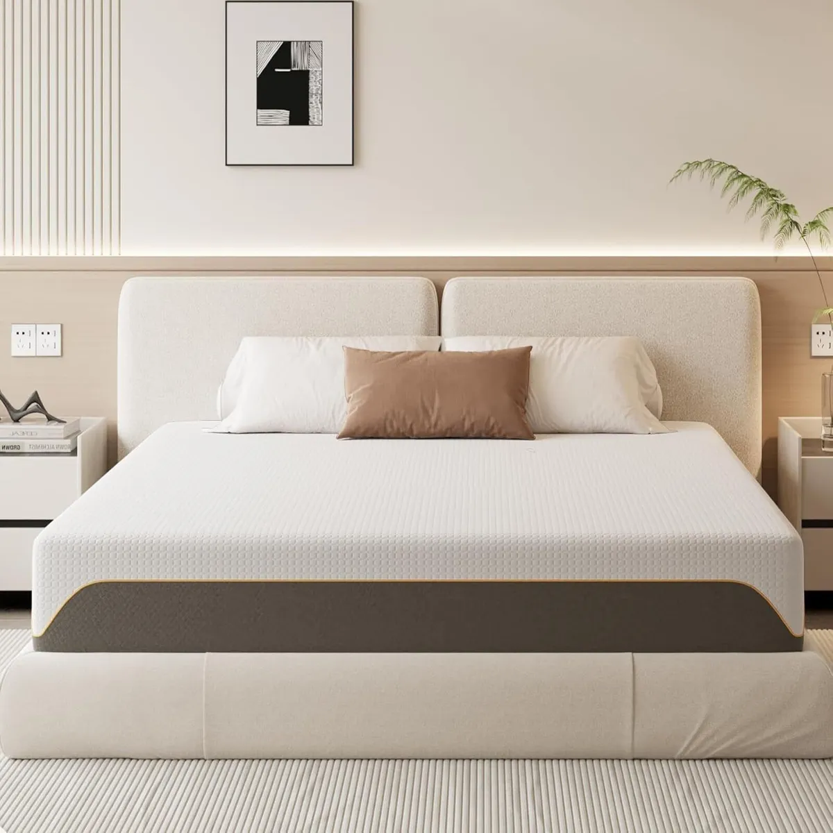 Memory Foam Mattress Medium Firm with Soft - Image 2