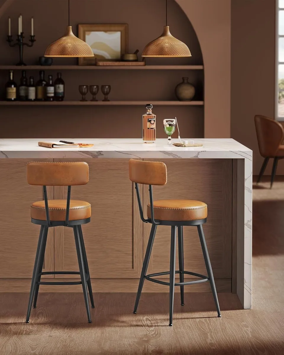 Collection 360?swivel Bar Stools Counter Chairs - Image 2