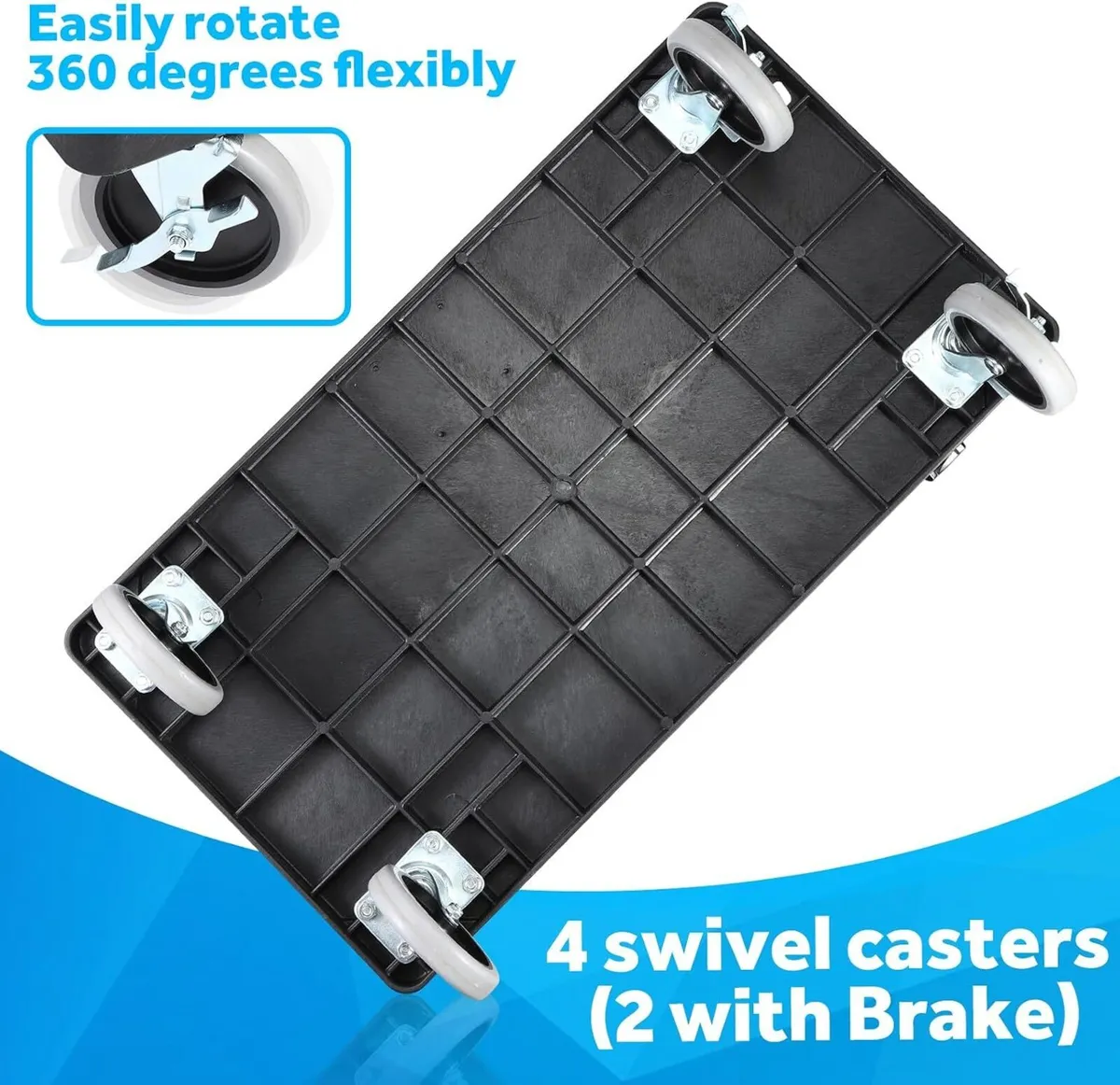 Heavy Duty Plastic Utility Cart - Image 4