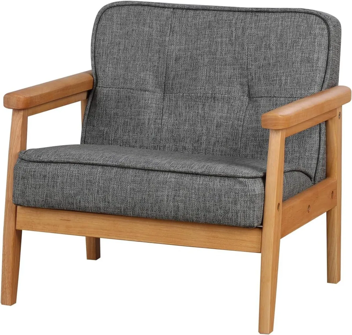 Wooden Kids Sofa Chair Comfortable Pvc Child's - Image 1