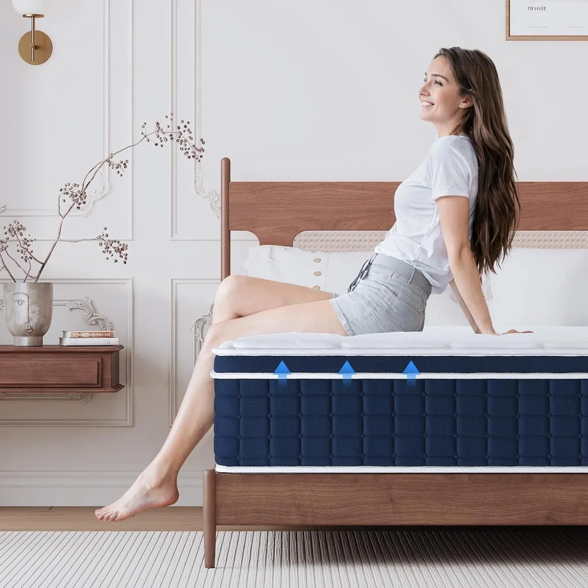 Mattress Memory Foam Sprung Airy Cooling - Image 2