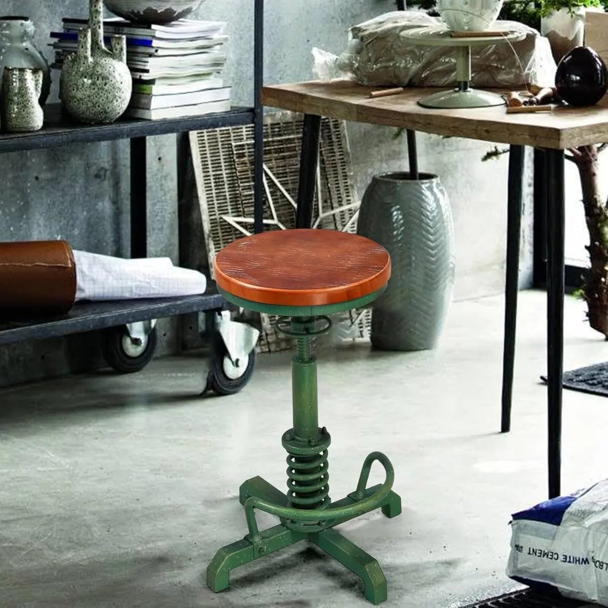 Bar Stool Vintage Counterseat Height Adjust - Image 2