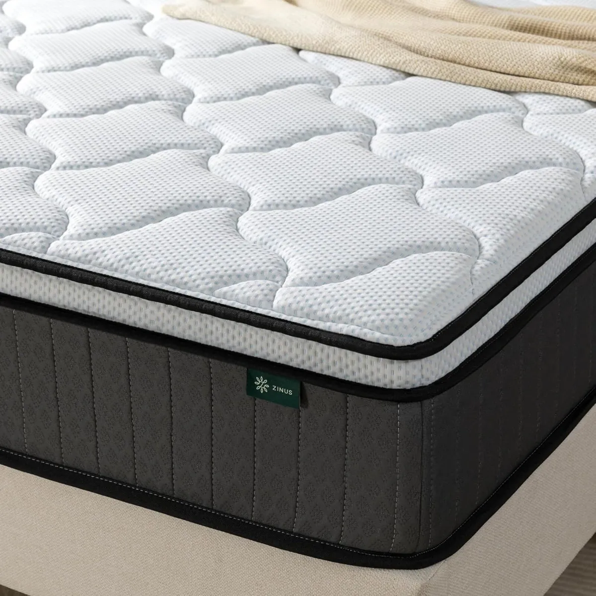 Memory Foam Mattress Pocket Spring 10'' Height - Image 1