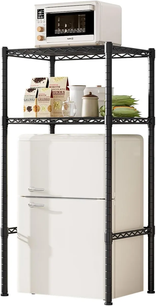 Over the Fridge Shelf Height Adjustable Metal - Image 1