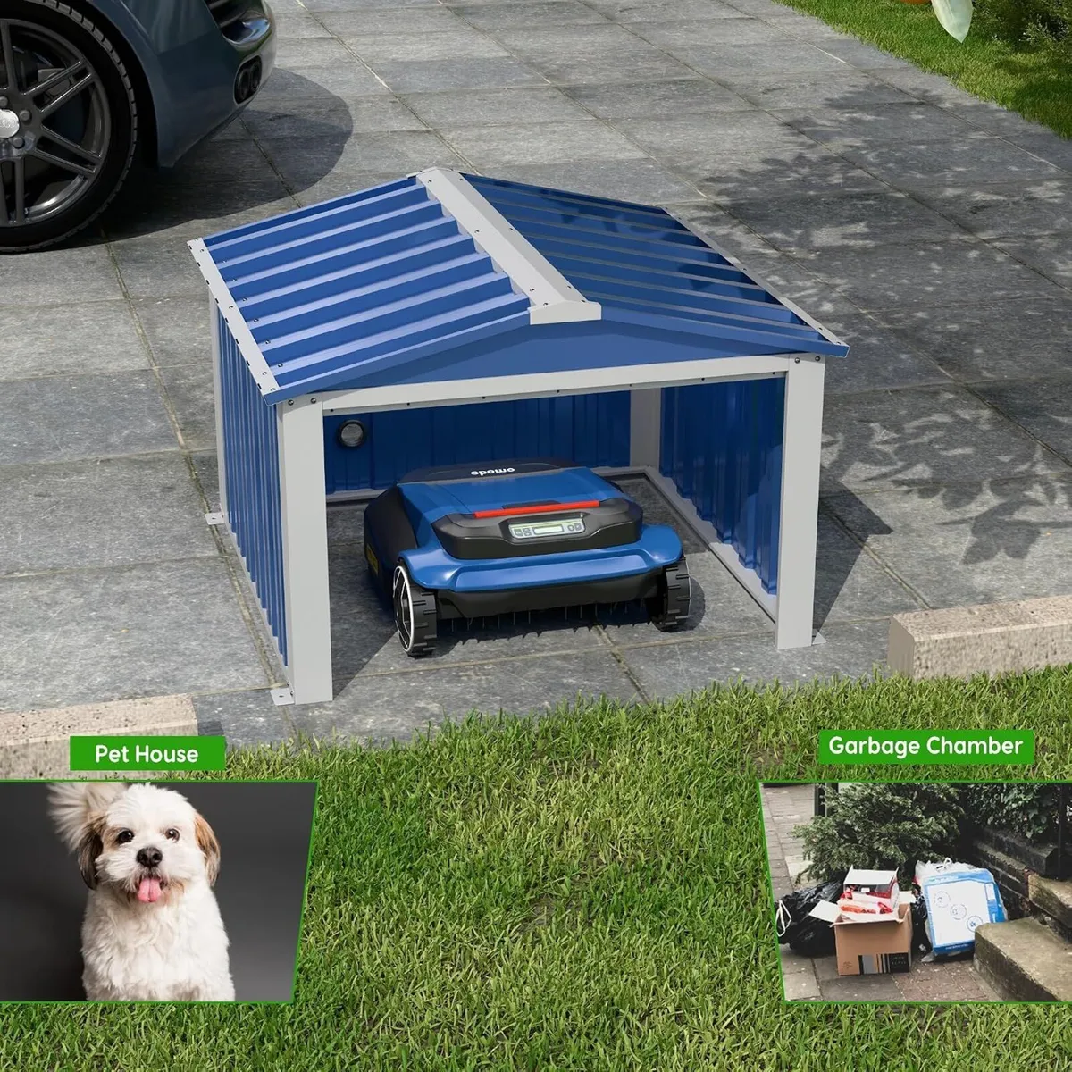 Garden Robot Lawnmower Garage - Image 4