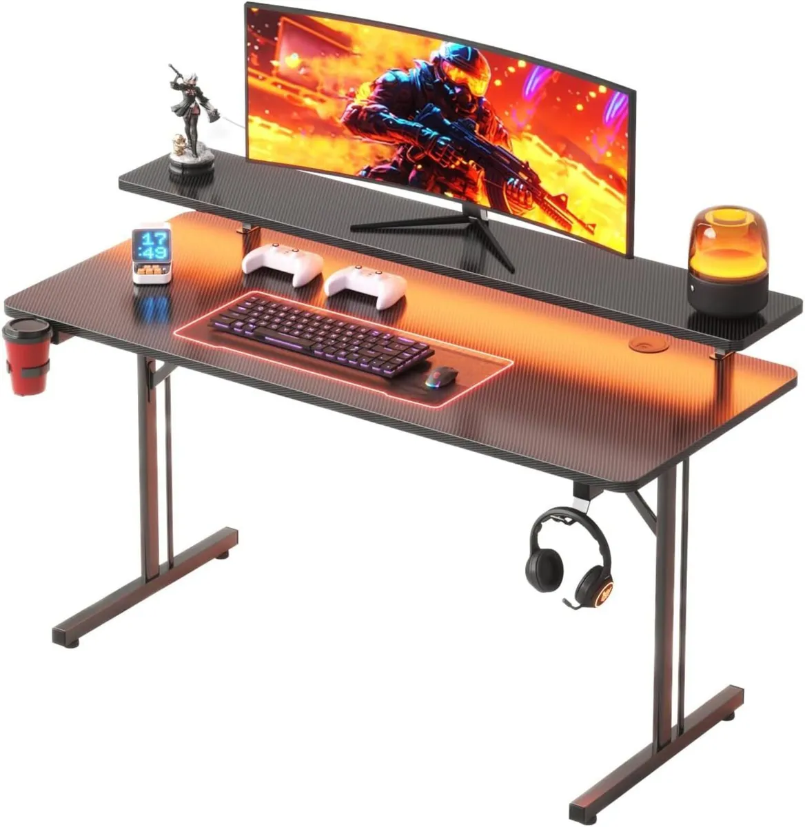 Small Gaming Desk Computer 100x50x88CM Table - Image 1