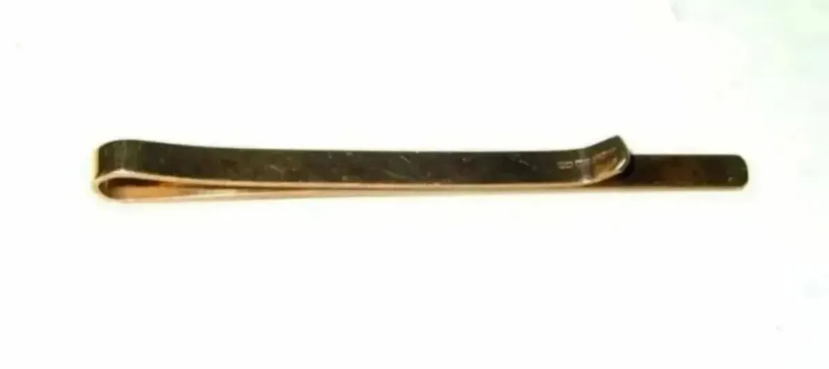 Vintage Hallmarked 9ct Gold Tie Pin - Image 2