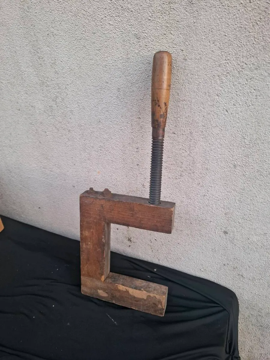 Vintage wood clamp