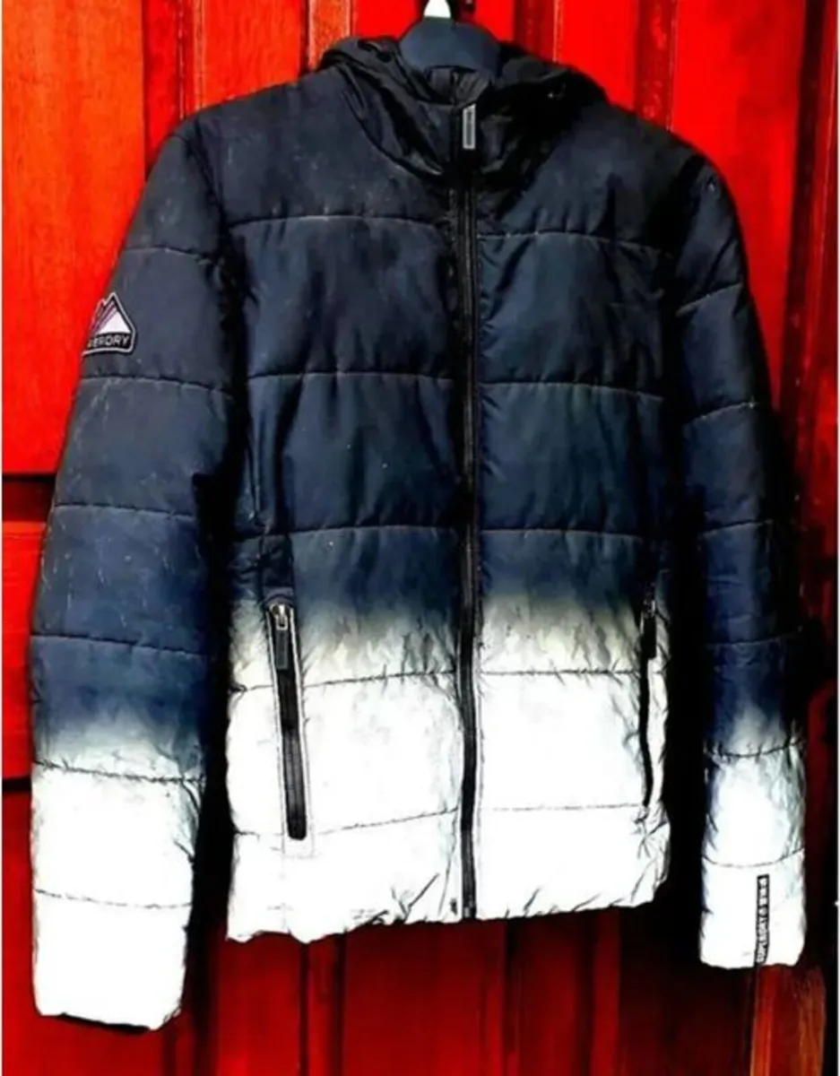 Ex-Display Superdry Hooded Puffa Jacket - Image 1