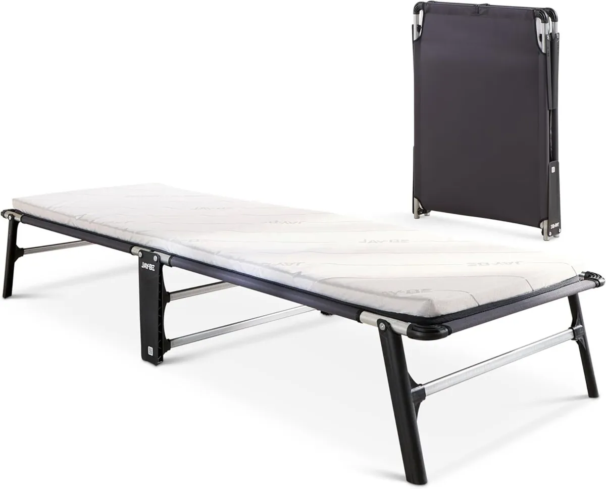 Compact Folding Bed with Mattress Storage Cover - Image 1