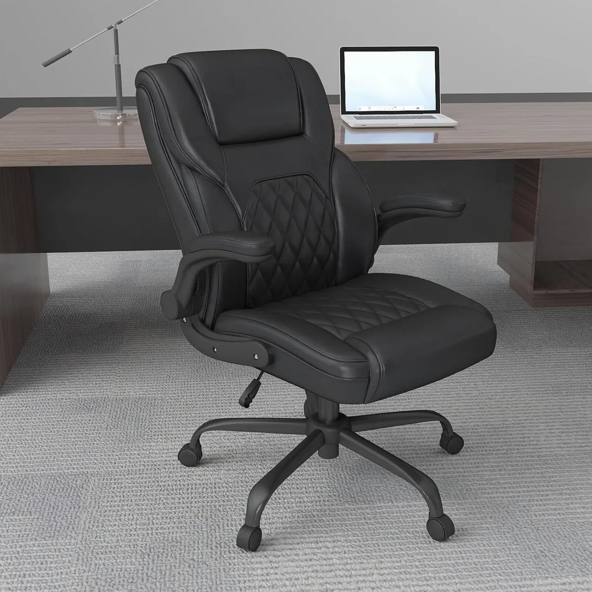 Executive Office Chair Ergonomic Desk with Lumbar - Image 2