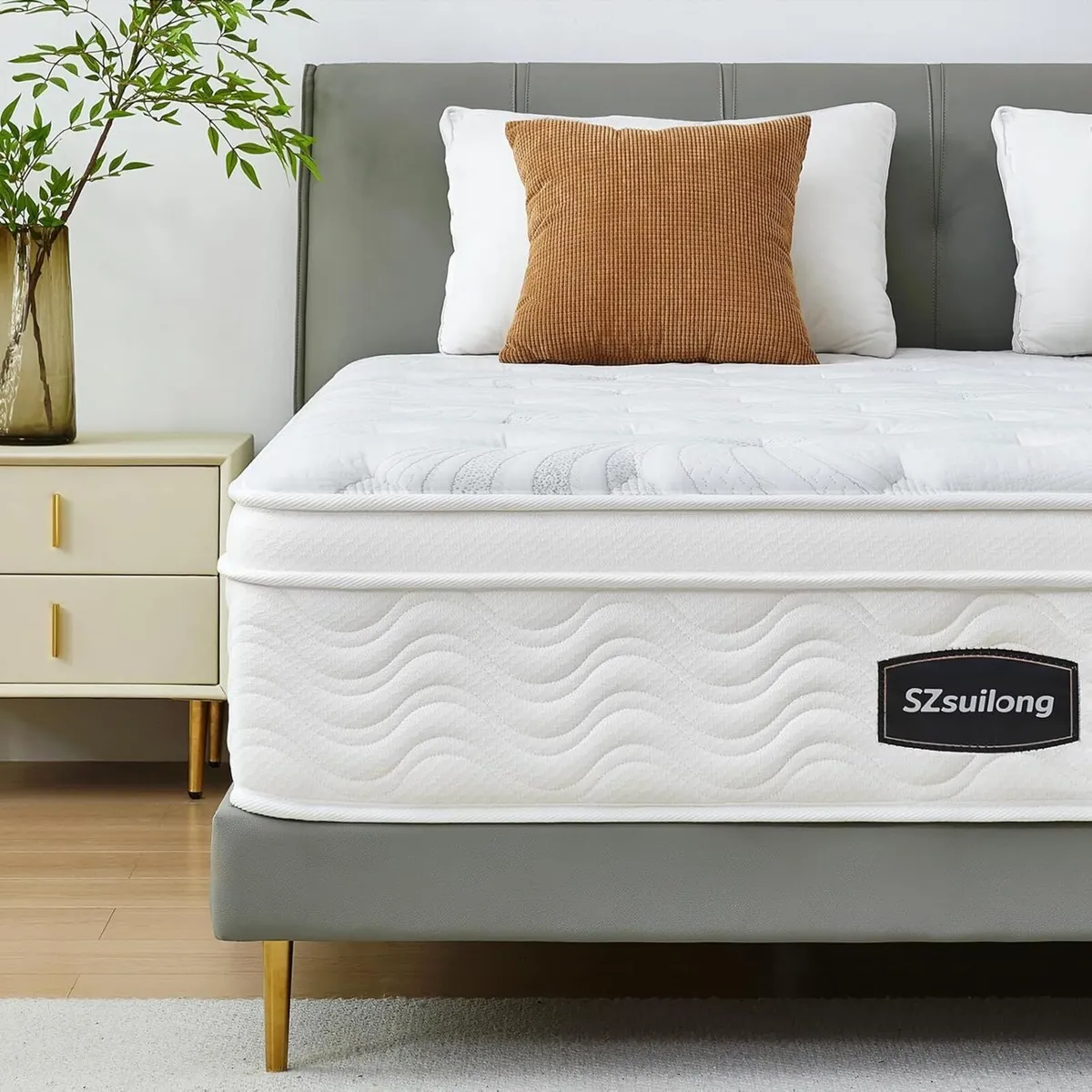 Mattress Memory Foam Pocket Sprungs Hybird - Image 1