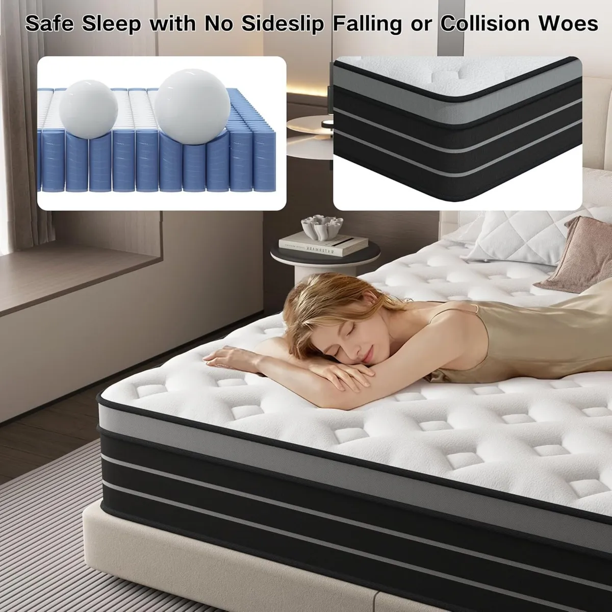 Mattress Memory Foam Hybrid Motion Isolating - Image 3