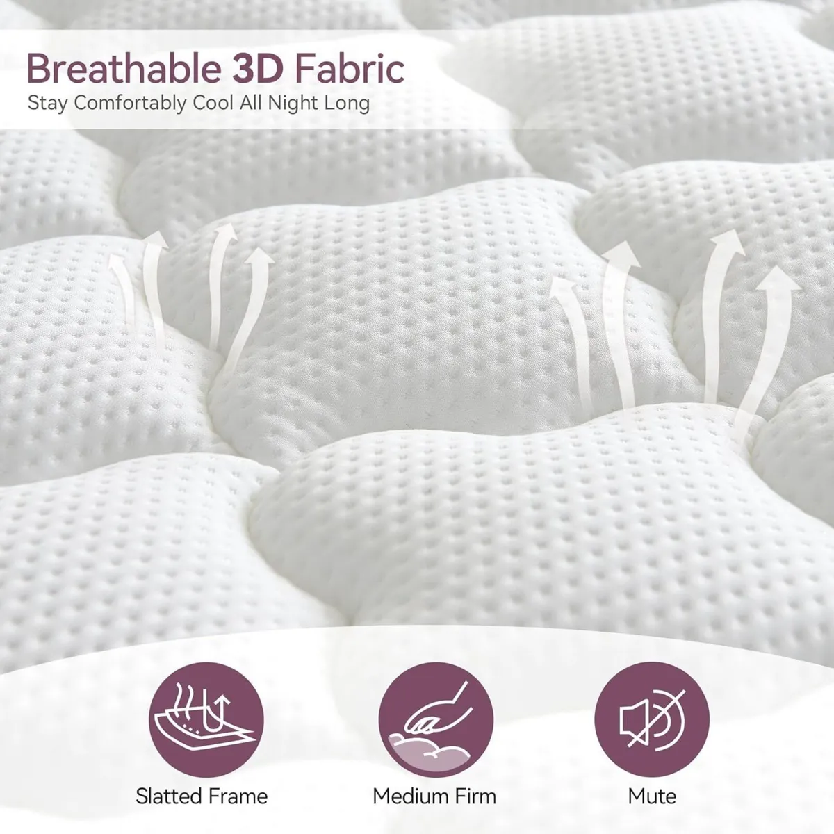 Mattress Memory Foam Pocket Sprung 9-Zone - Image 2