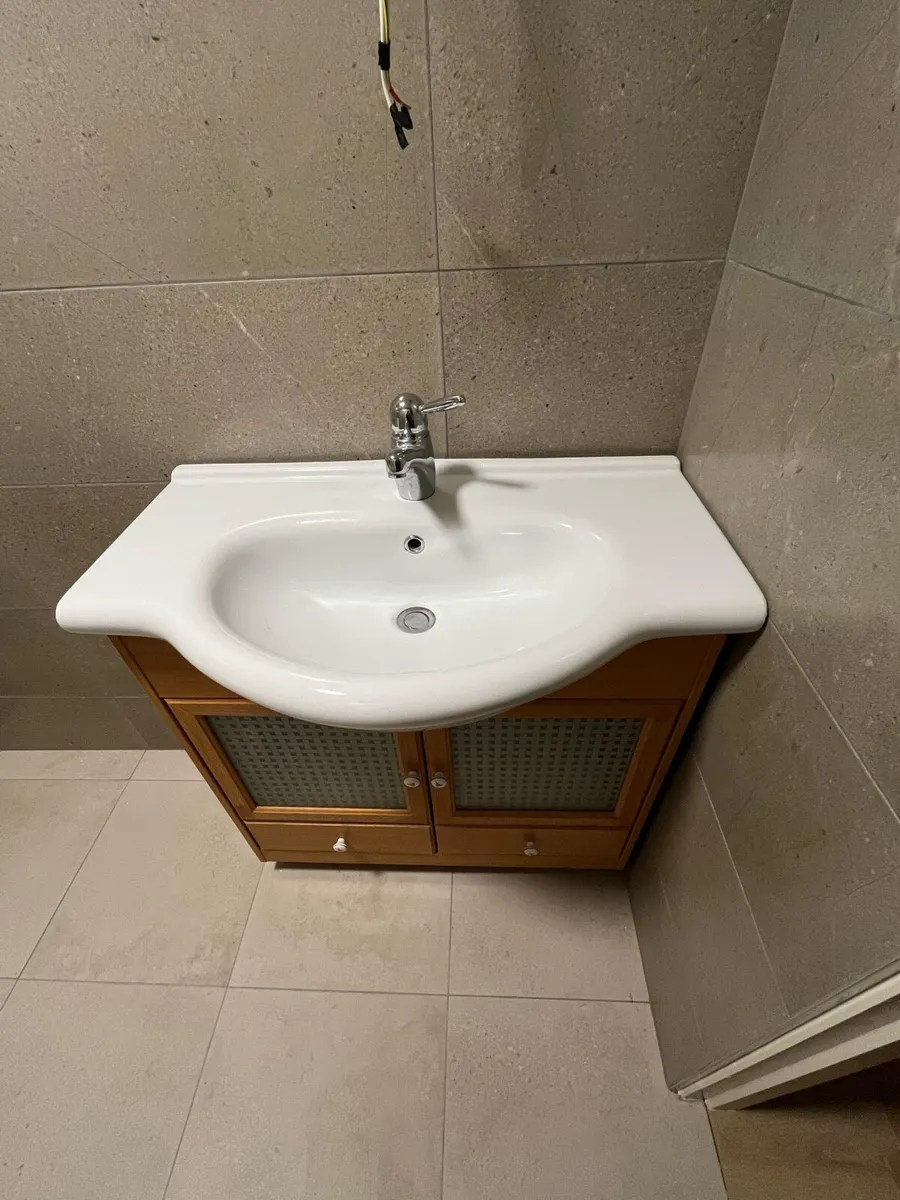 Bathroom sink vanity and tall unit - Image 3
