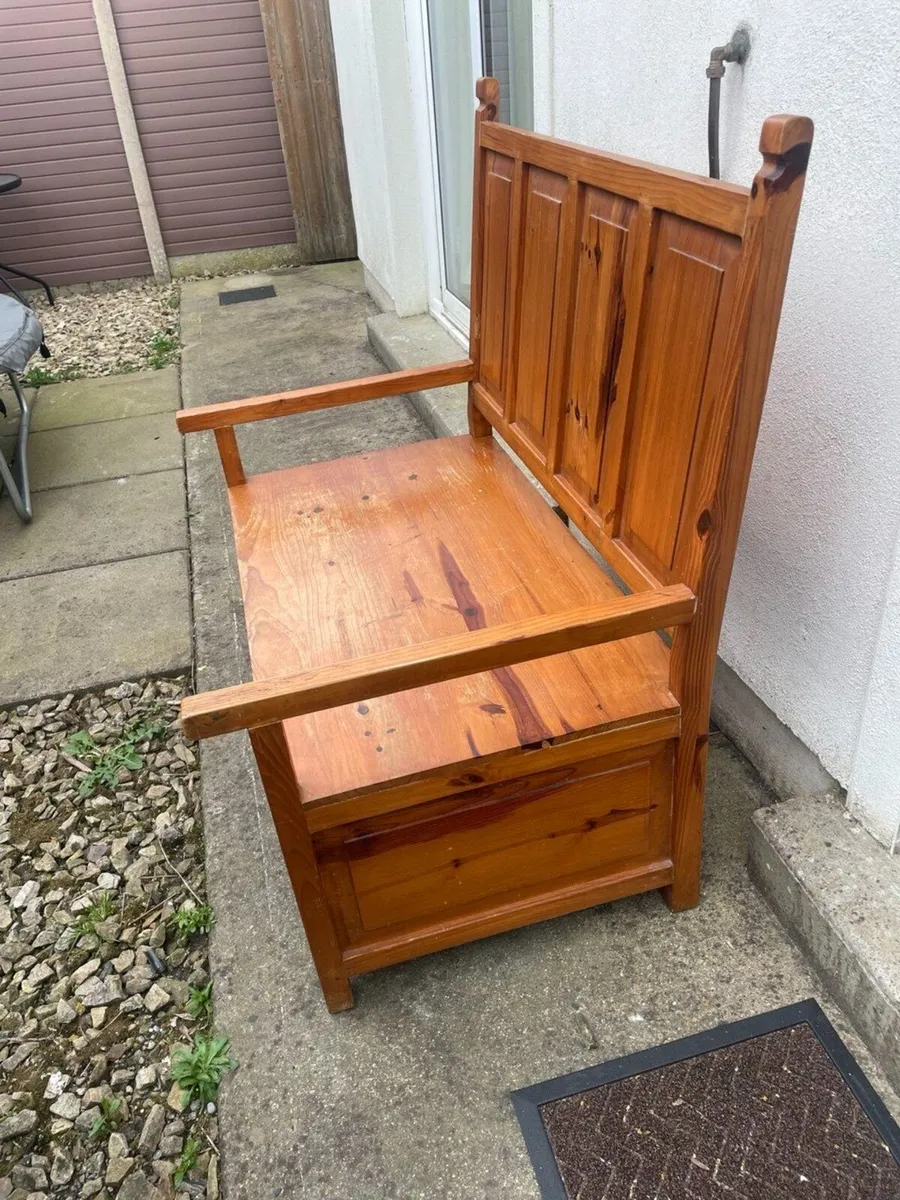 Solid Wood Bench for Sale - Image 2