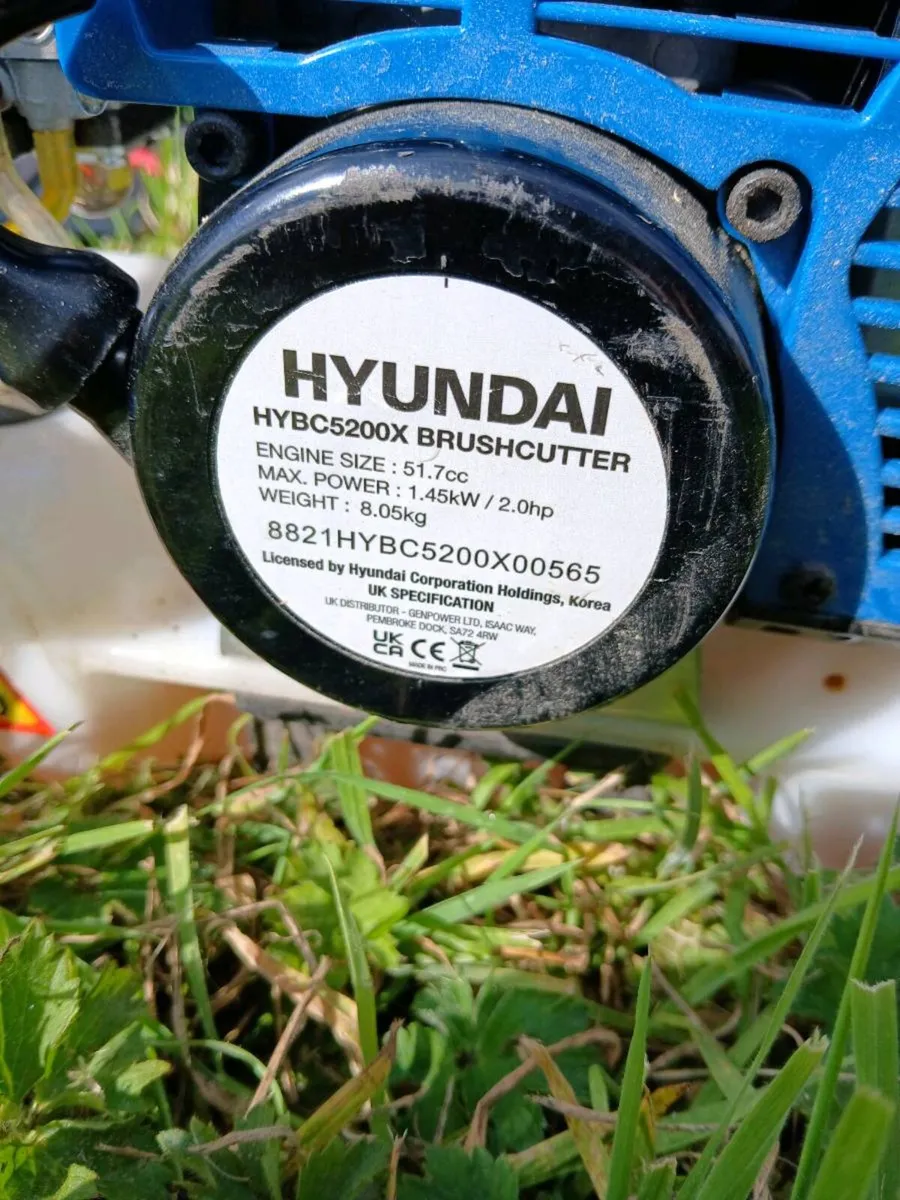 Hyundai strimmer used once - Image 3