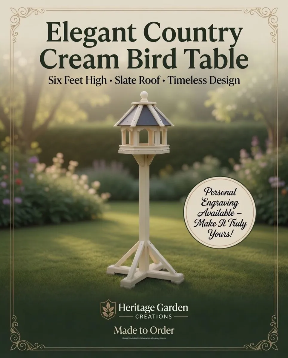 Bird Table feeders Slated Roof - colour choices. - Image 1
