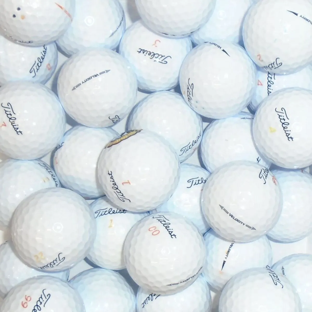 Titleist Velocity Lake Golf Balls - 28 Balls