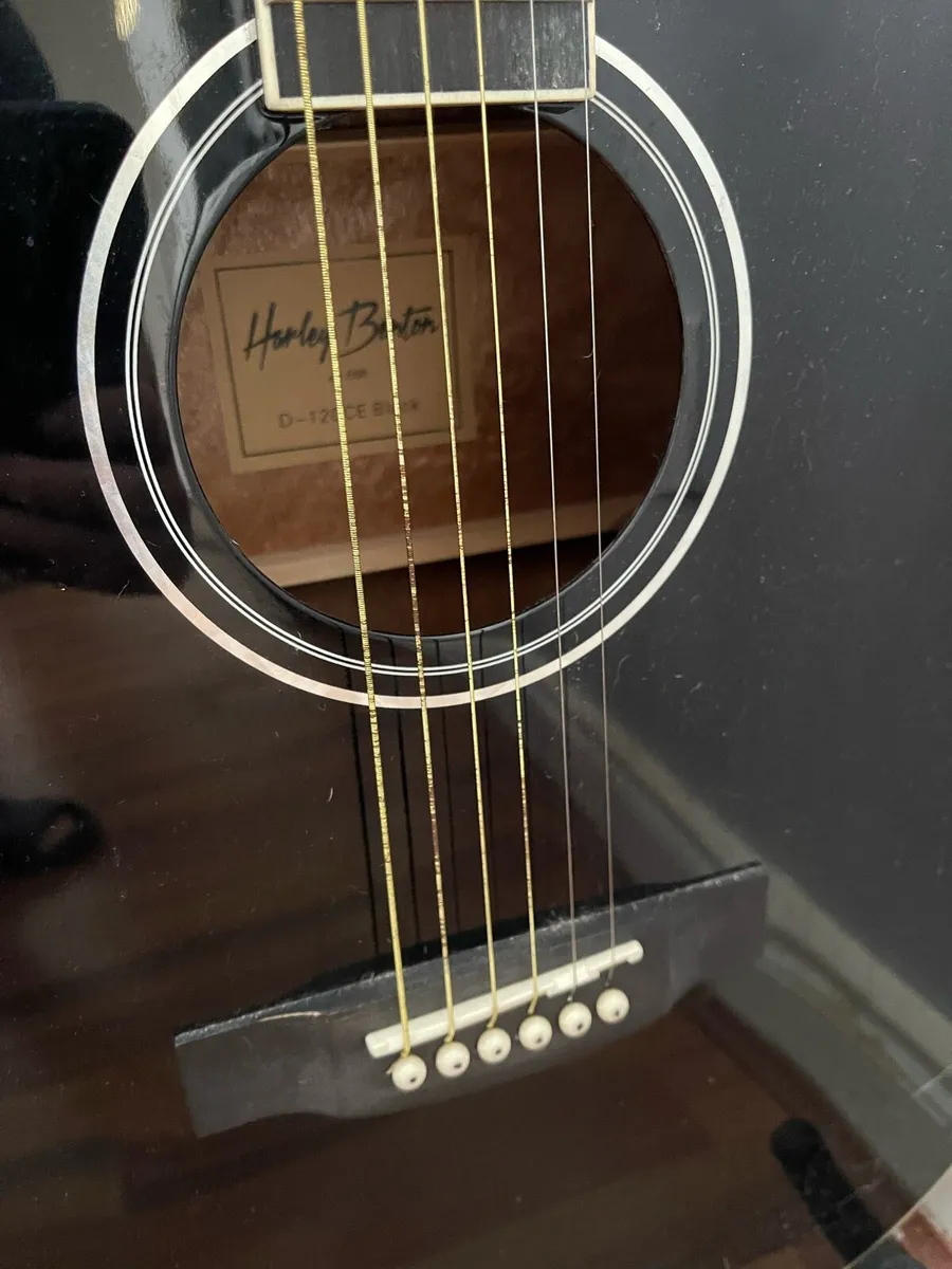 Harley Benton Acoustic Guitar and extras - Image 3