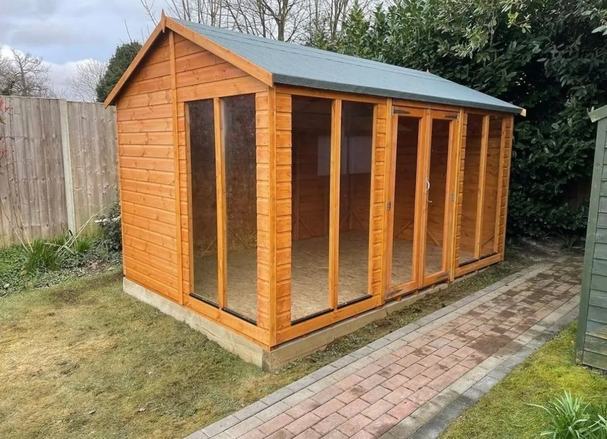 🪵 12x6 Timber Summerhouse – Bright Garden Room 🌿 - Image 3