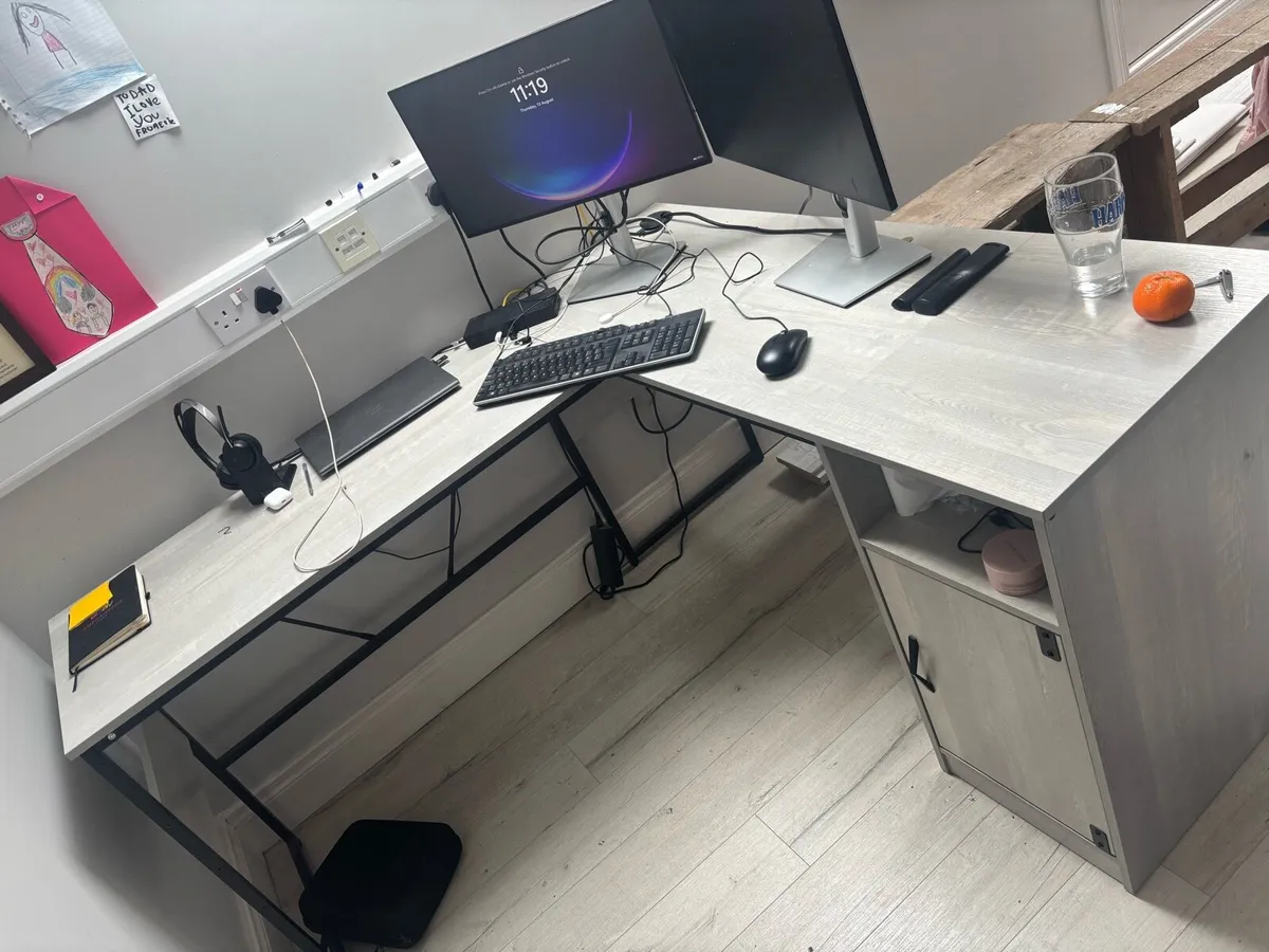 L Shaped Computer Desk - Image 1