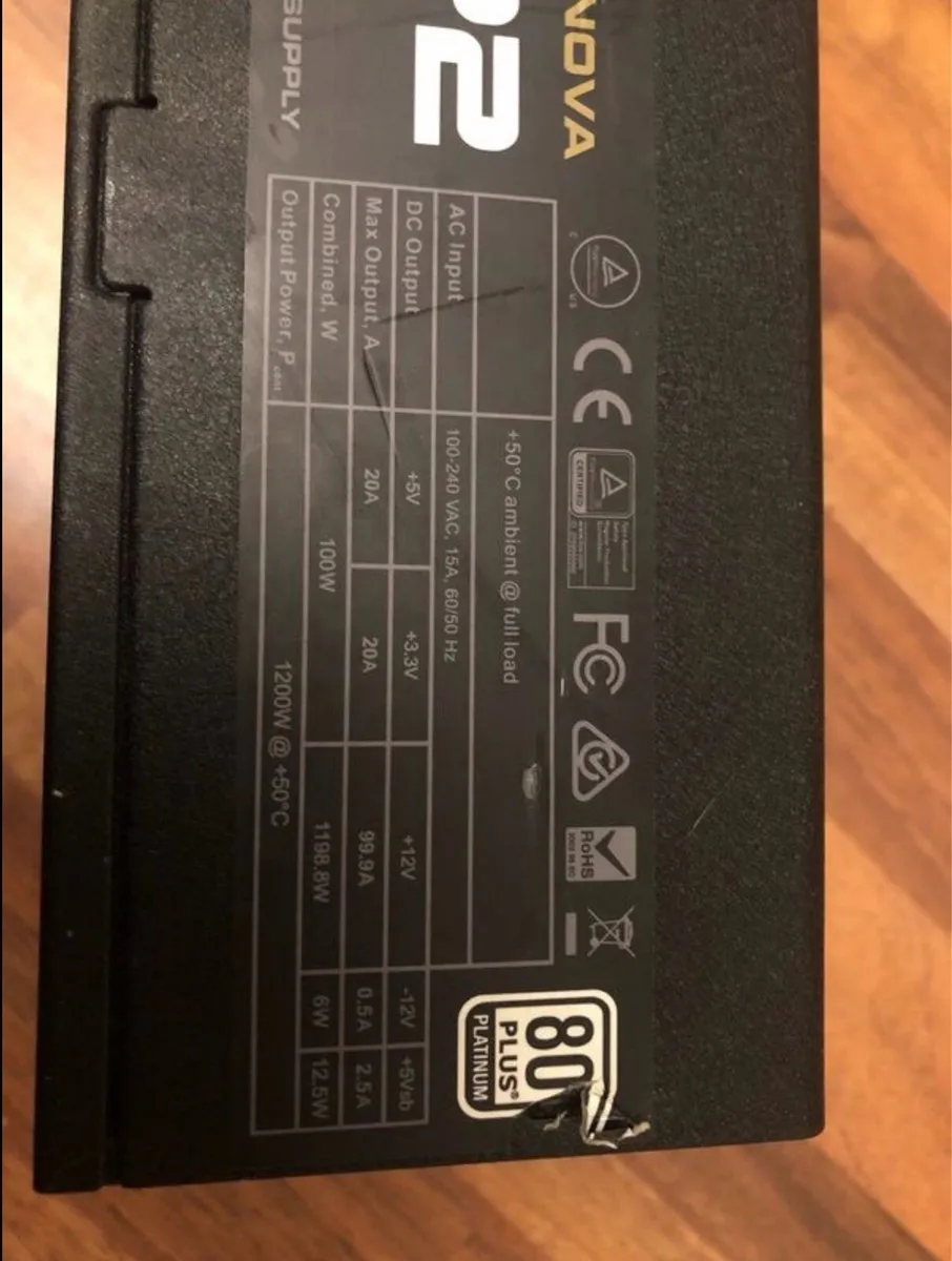 EVGA SUPERNOVA 1200 P2 PSU - Image 3