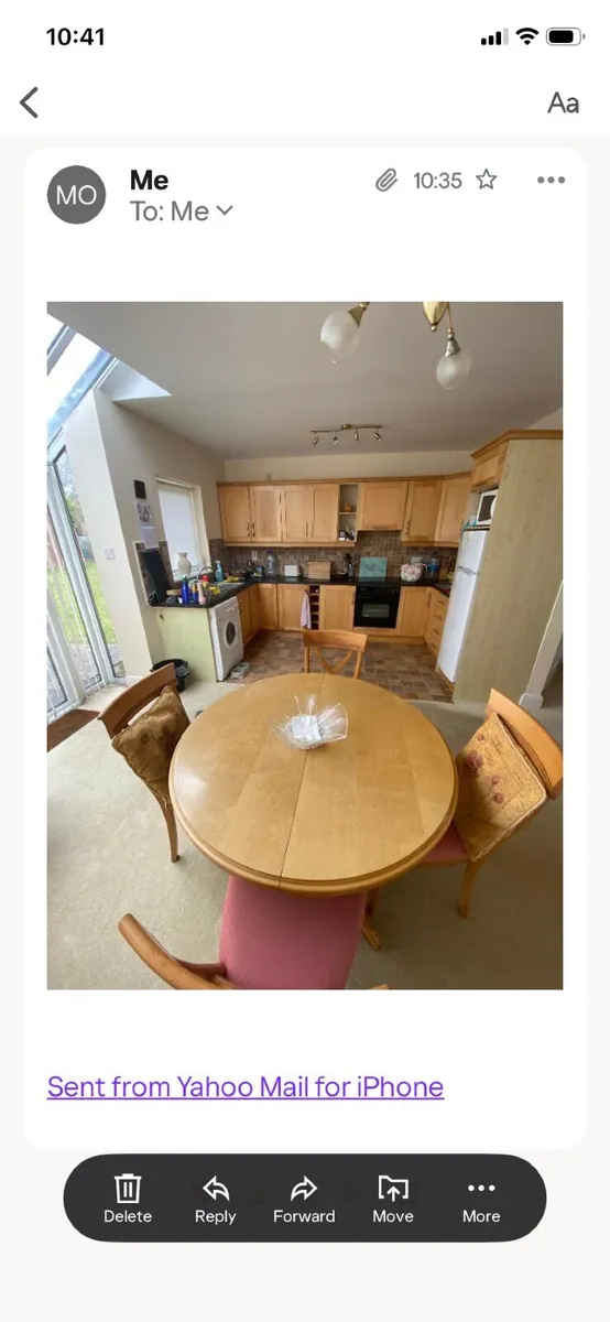 Dining room table and 6chairs