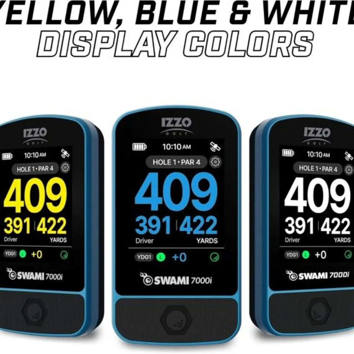 Izzo Swami 7000i Golf GPS - Blue - Image 3