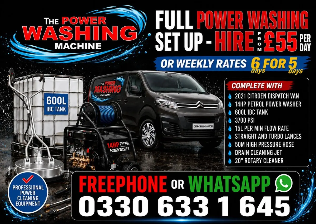 Power Washing - Full Mobile Set-up - Image 1