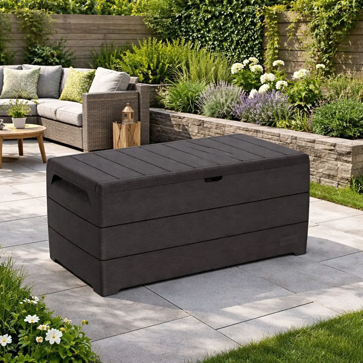 🌟 Durabox 416L Patio Storage Box – Brown - Image 2