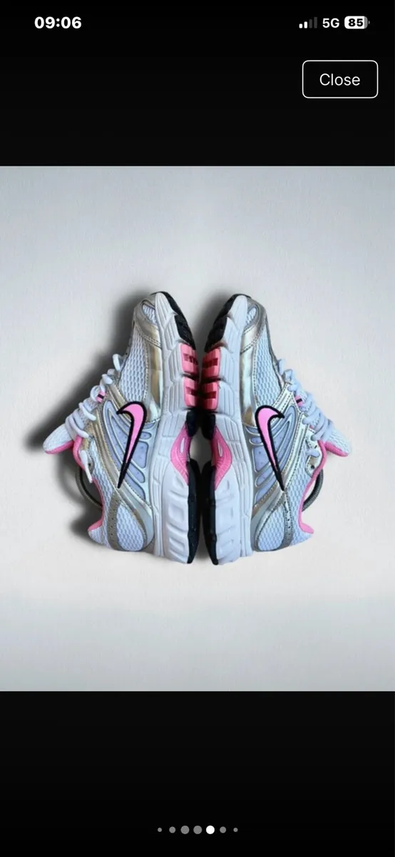 UK 5 Nike Air Max Moto 2K Metallic Silver Pink - Image 4