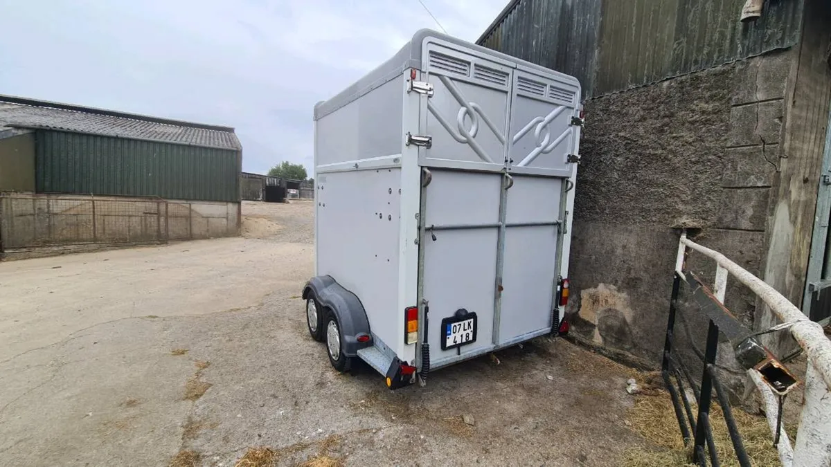 Nugent double horse trailer - Image 2