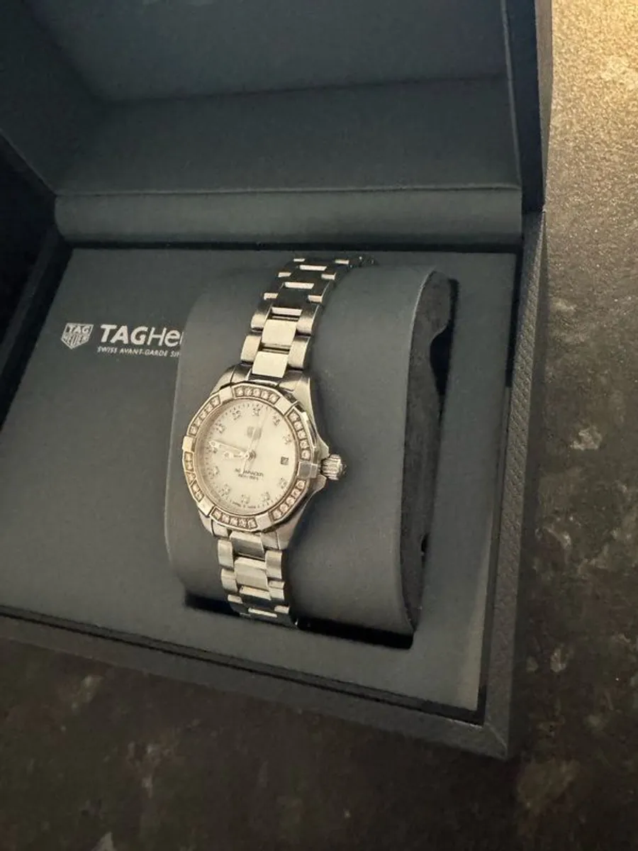 Tag heuer aquaracer ladies watch factory mother of pearl - Image 2