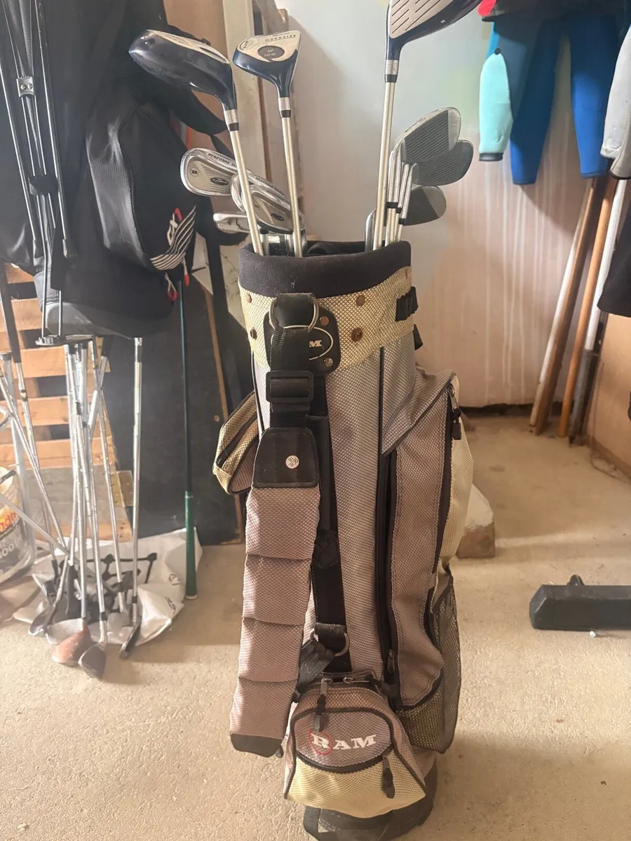 Golf Clubs and Bag - Image 2