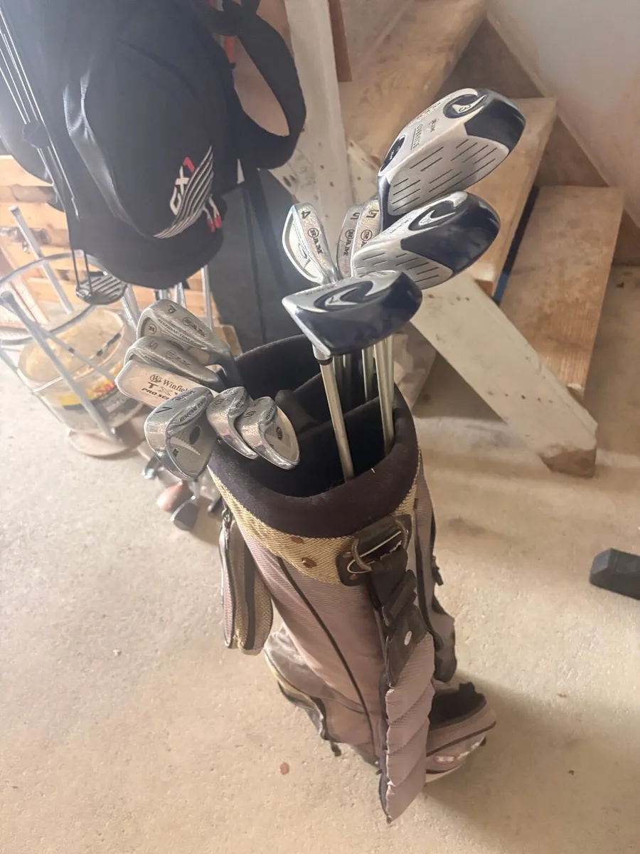 Golf Clubs and Bag - Image 3