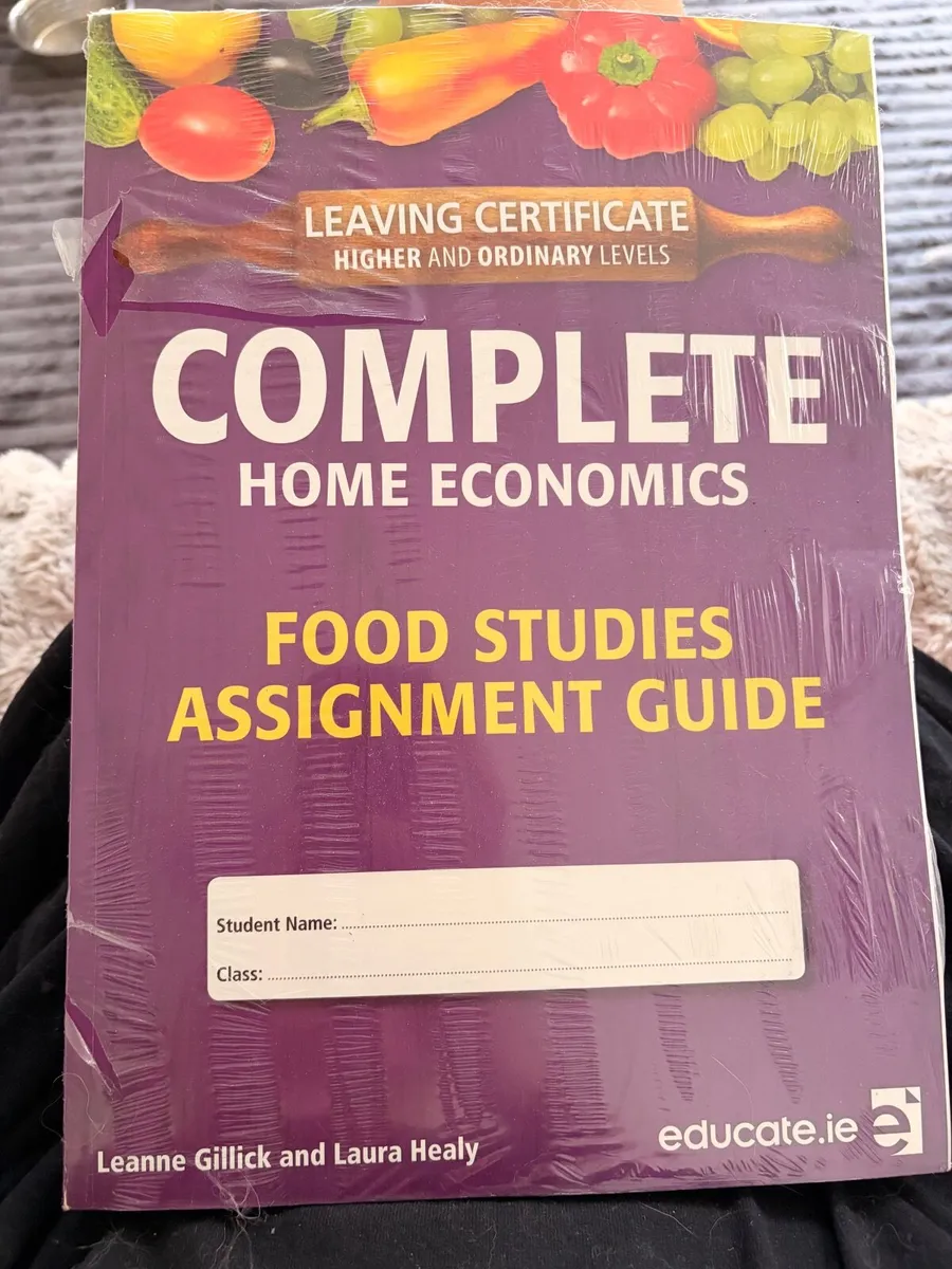 School book- home ec leaving cert - Image 2