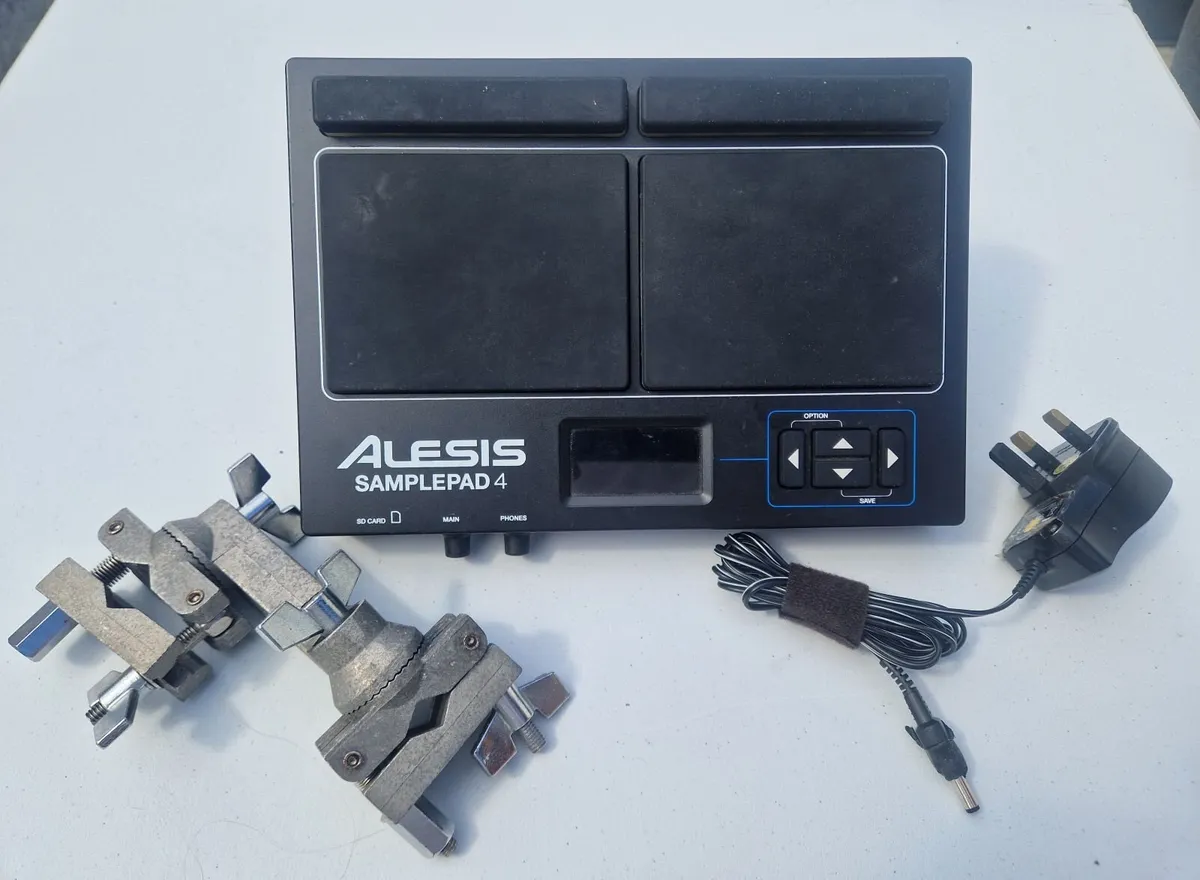 Alesis SamplePad 4 & clamps - Image 1