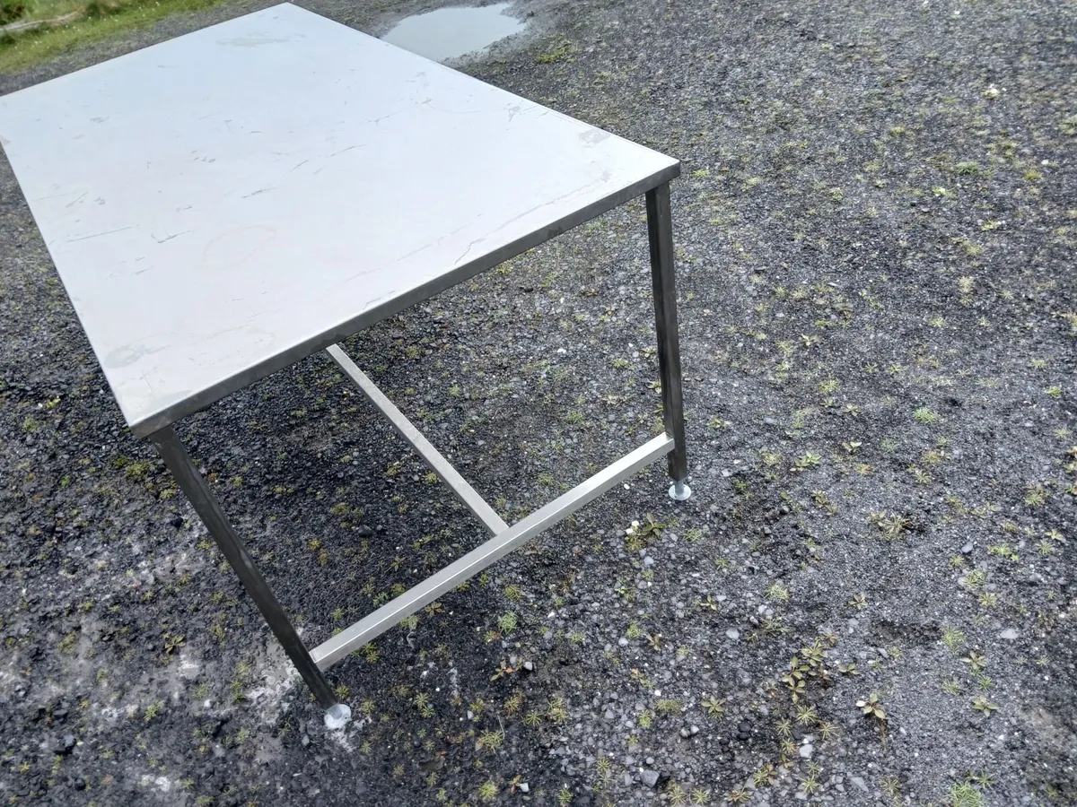 Staneless steel table  bakers table ....complete - Image 2
