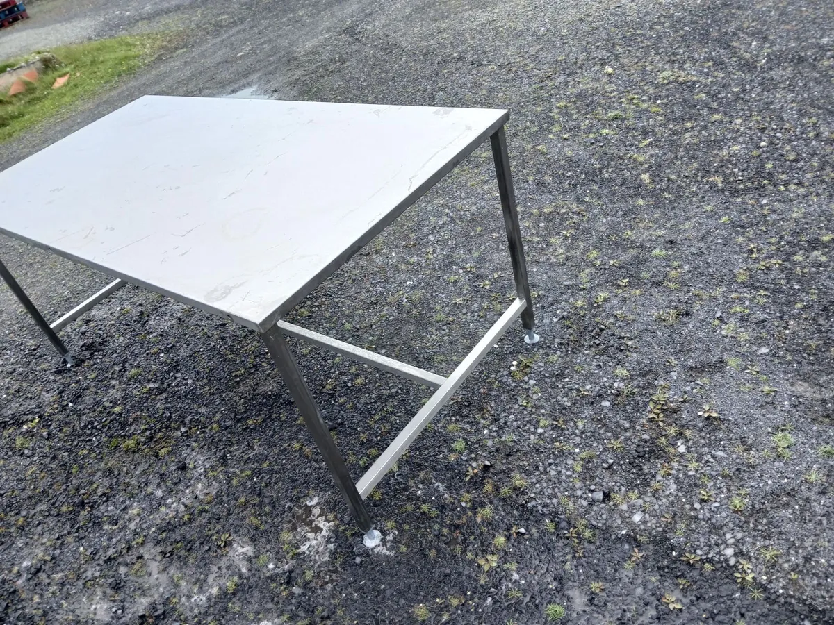 Staneless steel table  bakers table ....complete - Image 3