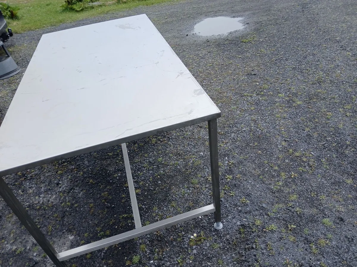 Staneless steel table  bakers table ....complete - Image 4