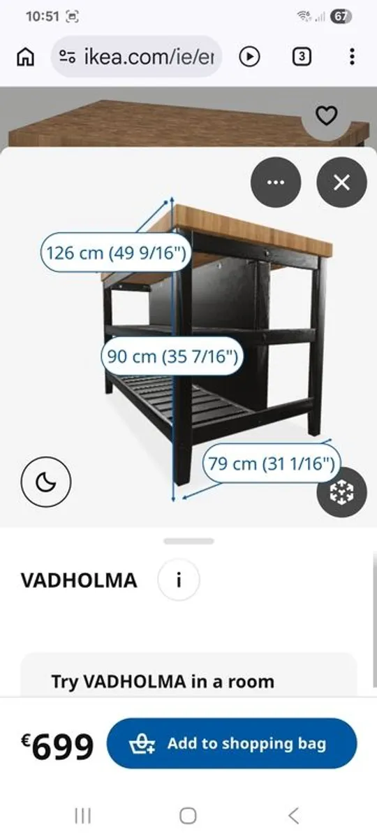 kitchen island - Image 1