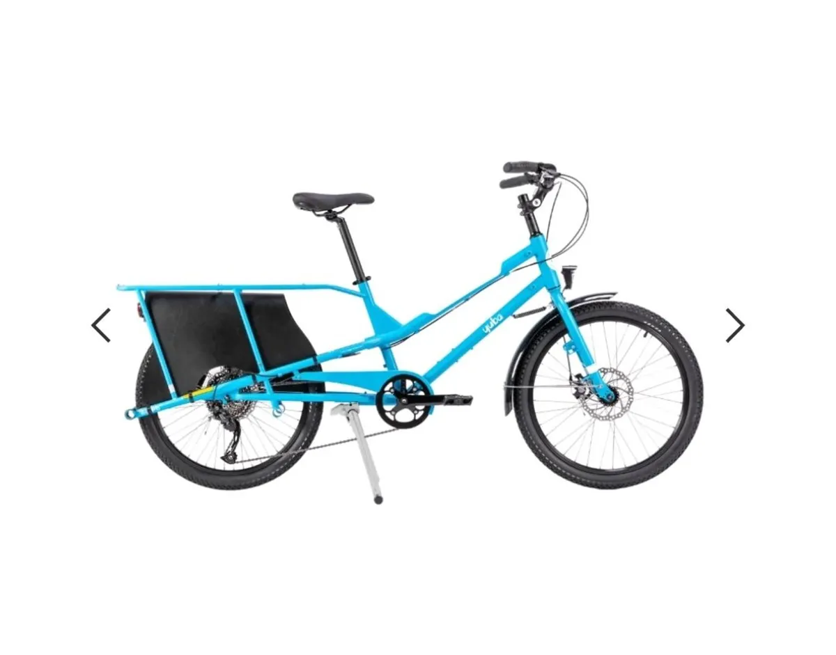 Yuba Kombi Cargo Bike + Kids Seat, Lock & Bags — A - Image 4