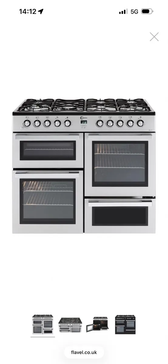 Duel Fuel Range Cooker - Flavel MLN10FRS - Image 1
