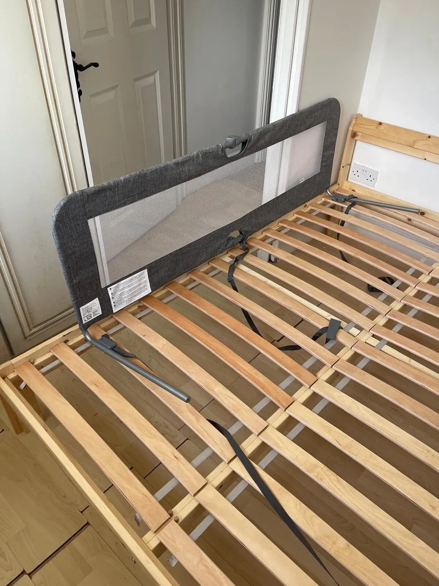 Standard Bed with mattress and child bed barrier - Image 4